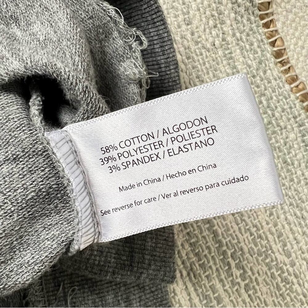 WILDFOX Pour Favor Grey Crewneck Pullover Sweatshirt Women’s Large - Picture 8 of 8